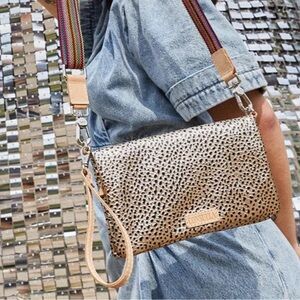 Stylish Leopard Print Crossbody Bag